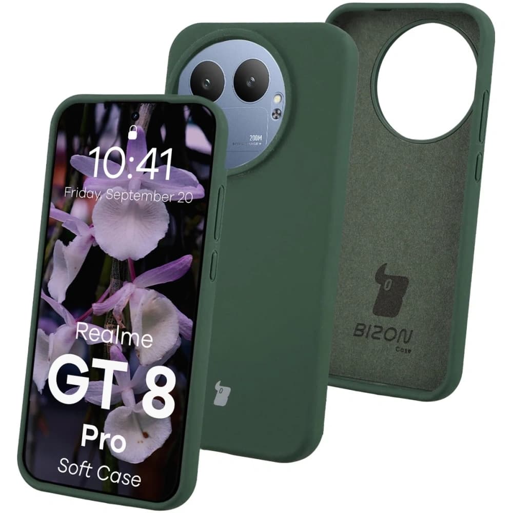 Bizon Soft Case Realme GT 8 Pro dunkelgrün