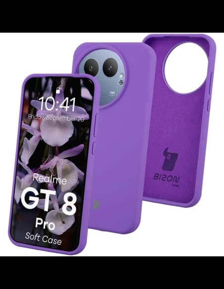 Bizon Soft Case Realme GT 8 Pro lila
