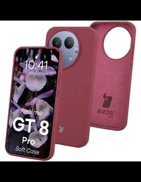 Bizon Soft Case Realme GT 8 Pro dunkelviolett