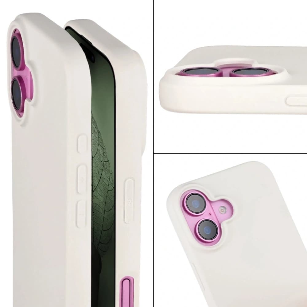 Bizon Case ReLeaf Apple iPhone 16 bílá
 - 5