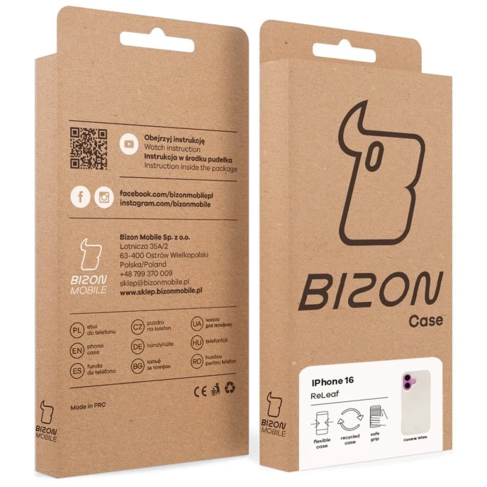 Bizon Case ReLeaf Apple iPhone 16 bílá
 - 7