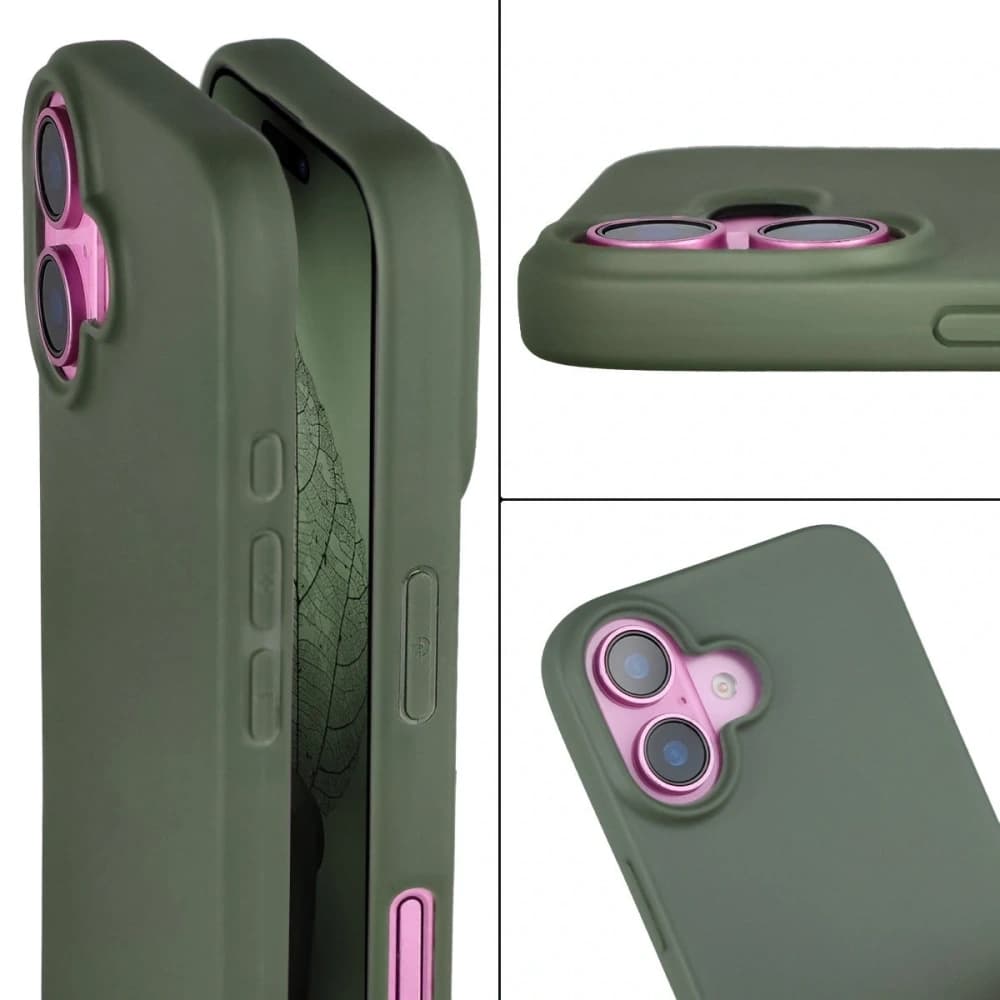 Bizon Case ReLeaf Apple iPhone 16 tmavě zelená
 - 5