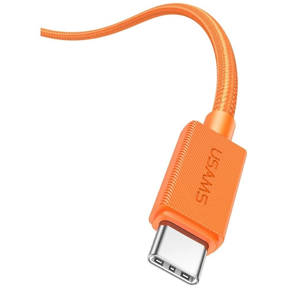 Kabel USAMS SJ774 PD 30W USB-C / Lightning 1.2m pomarańczowy - 2