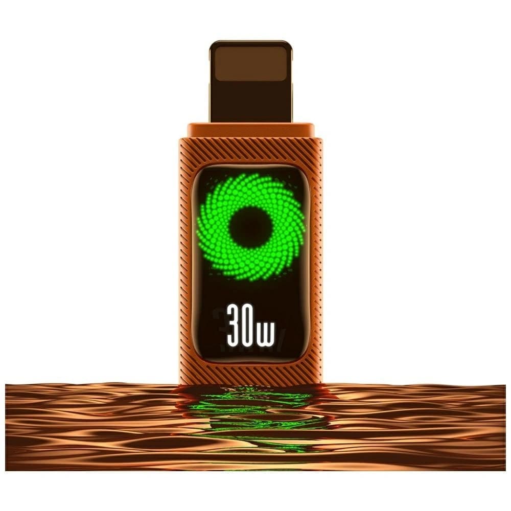 Kabel USAMS SJ774 PD 30W USB-C / Lightning 1.2m pomarańczowy - 10