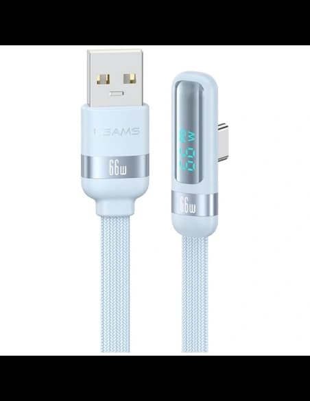 Kabel USAMS US-SJ651 66W USB-A / USB-C 1.2m niebieski
