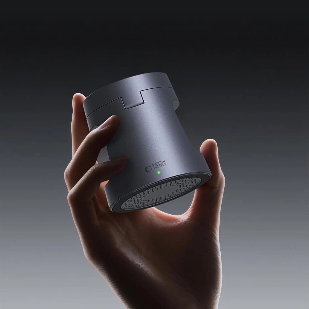 Tech-Protect QI2.2-25W-A48 3in1 Mágneses MagSafe Vezeték nélküli Töltő Sötétszürke
 - 7