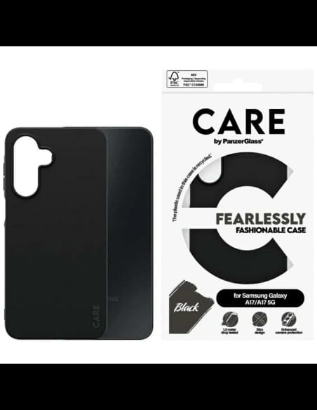 CARE by PanzerGlass Fearlessly Fashionable Samsung Galaxy M17 5G / A17 / A17 5G negru
