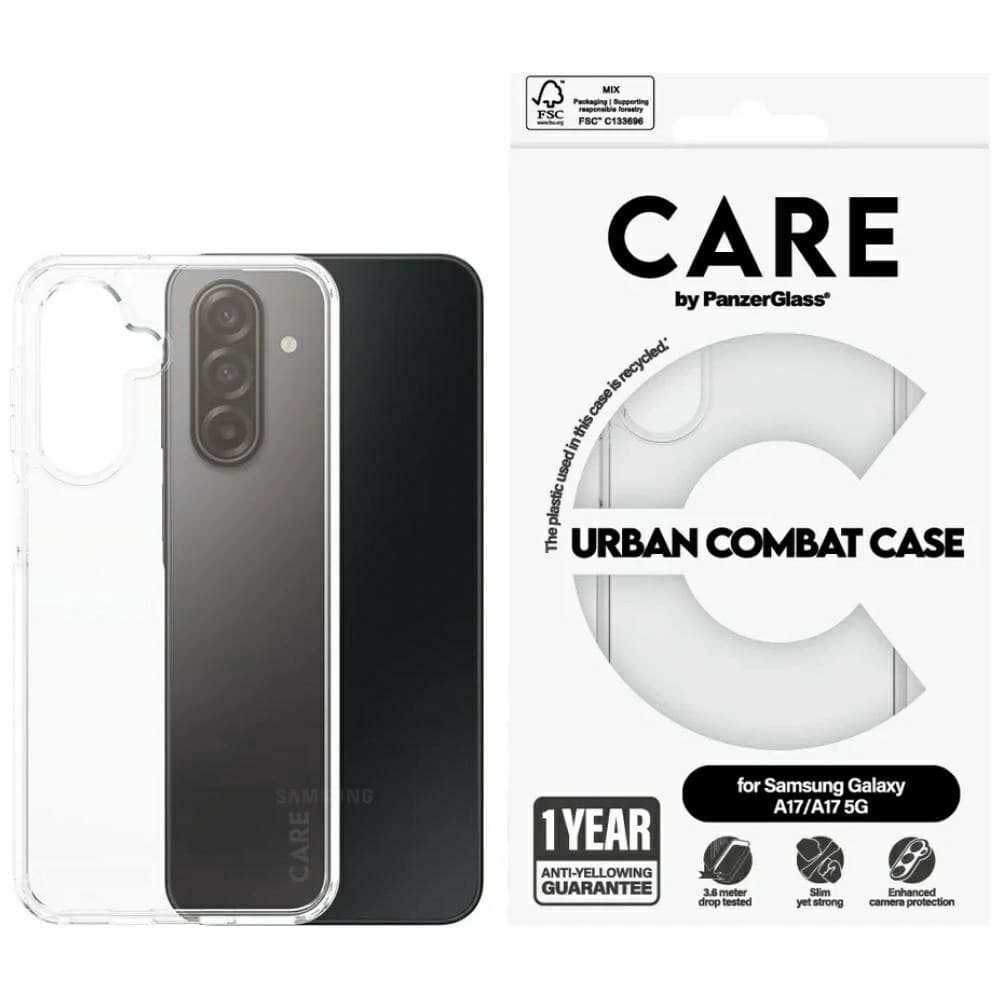 CARE by PanzerGlass Flagship Urban Combat Samsung Galaxy M17 5G / A17 / A17 5G transparent
 - 1