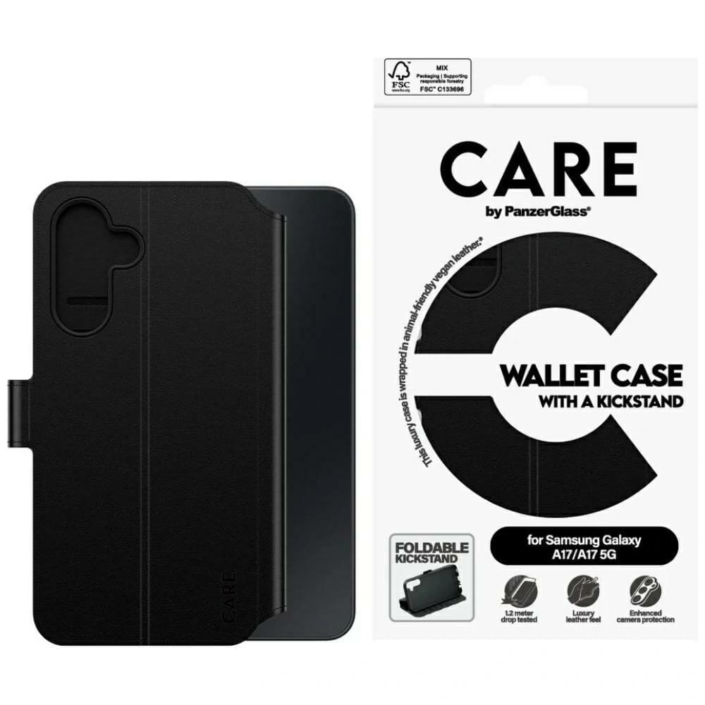 CARE by PanzerGlass Wallet Case M. Kickstand Samsung Galaxy M17 5G / A17 / A17 5G negru
 - 1