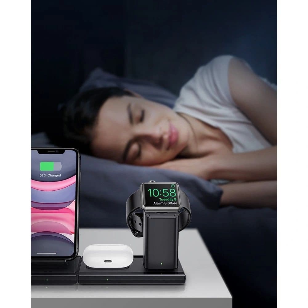 Stacja ładująca 3w1 ESR Wireless Charging Station Black - 7