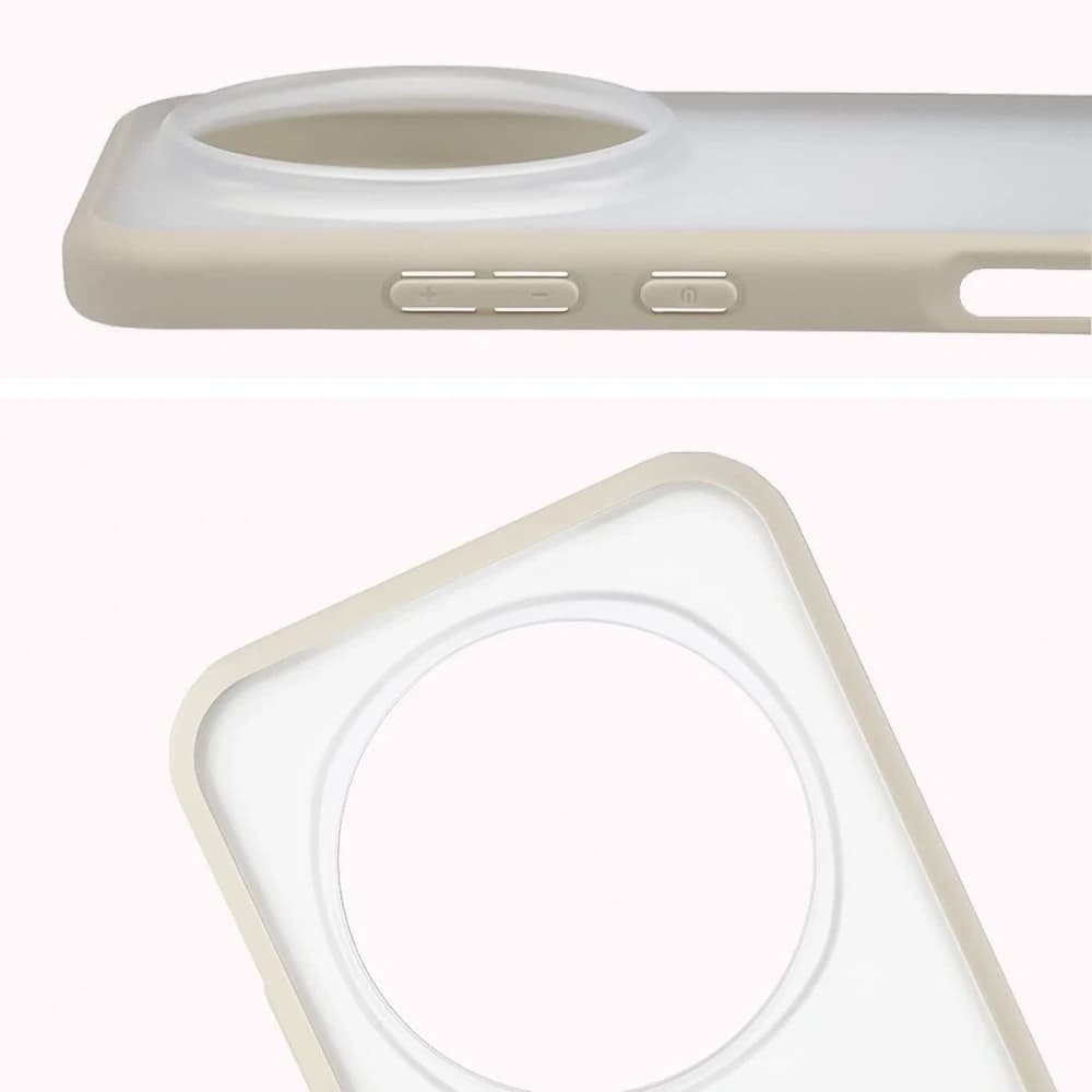 Bizon Case Angelo Honor Magic8 Pro poloprůhledný s béžovým rámem
 - 3