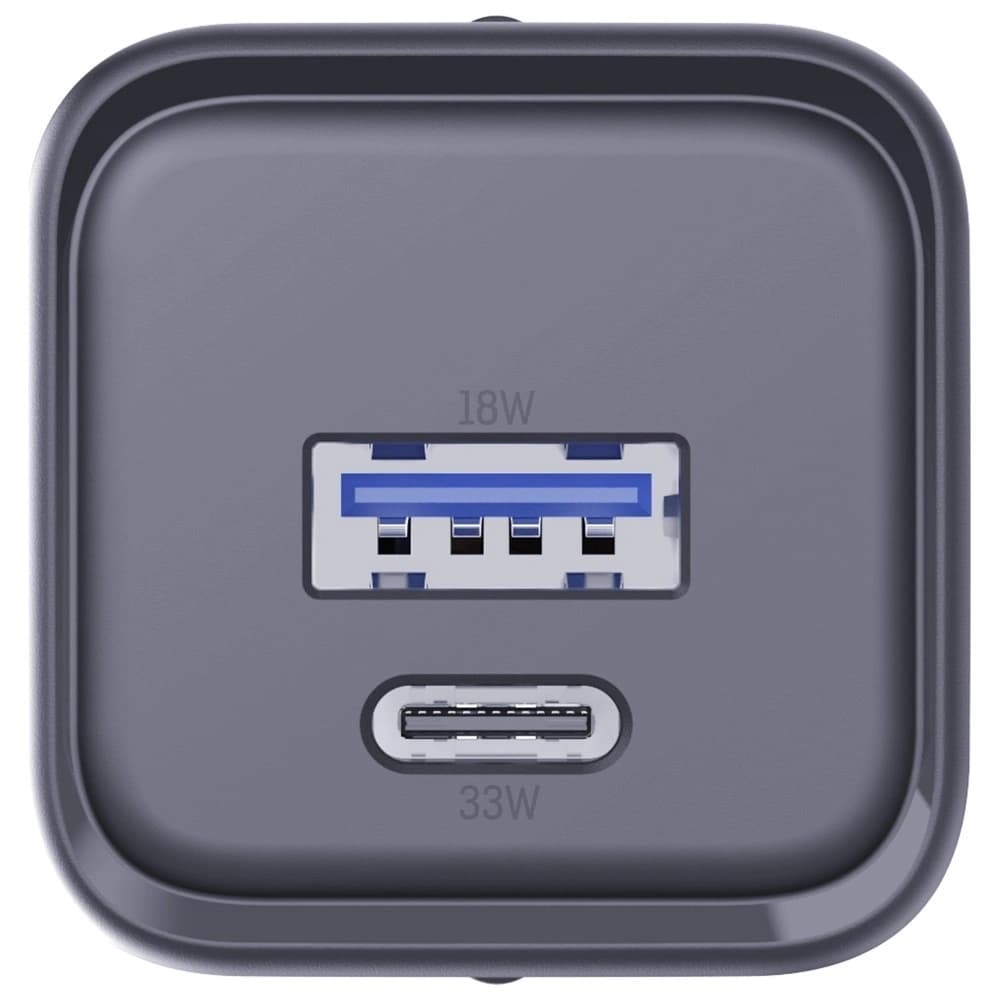 3MK Hyper Töltő PD 33W GaN QC4+ PPS AFC FCP SCP USB-A + USB-C fekete fali töltő
 - 4