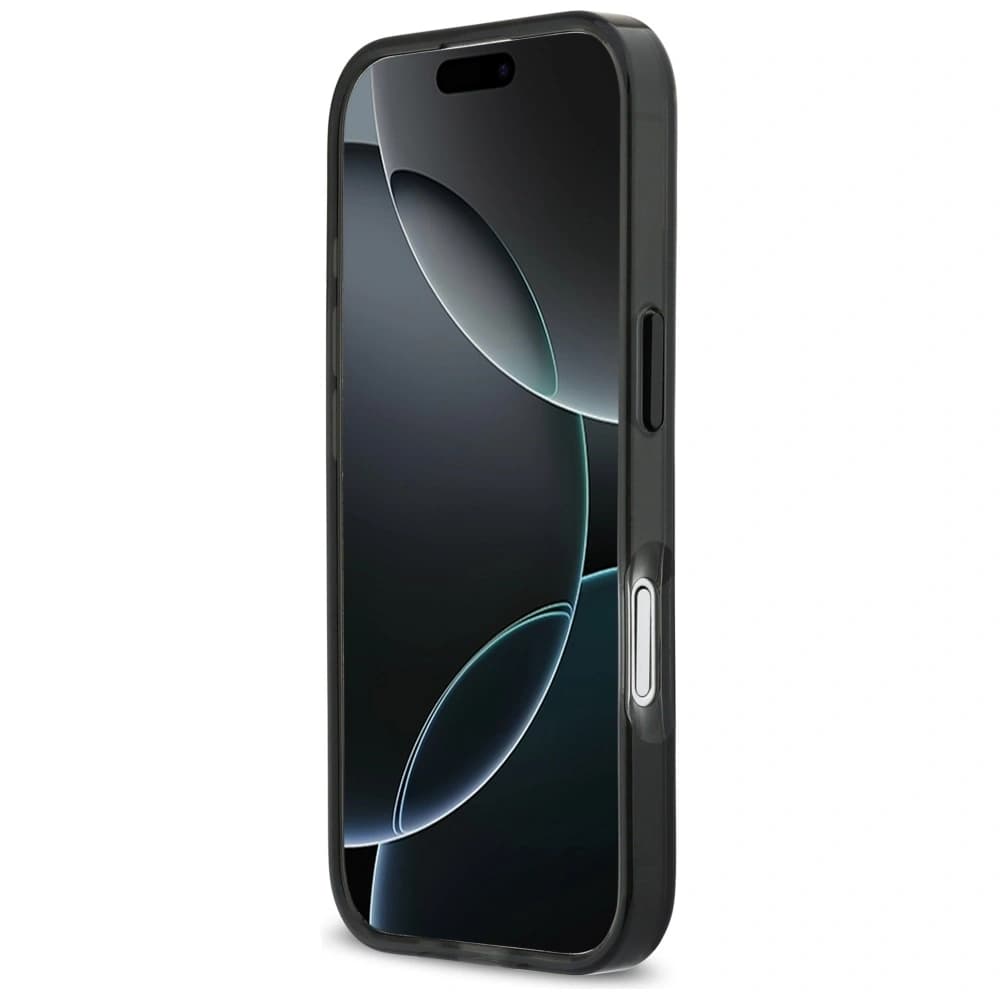 BMW M IML Metal Buttons Tricolor Lines MagSafe Apple iPhone 17 black - 5