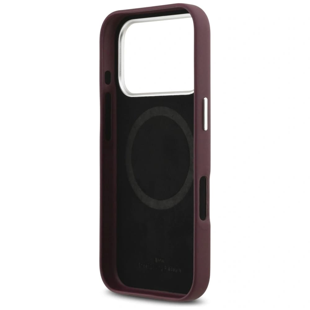 Semn BMW Full Wrapped Metal MagSafe Apple iPhone 17 Pro roșu
 - 7