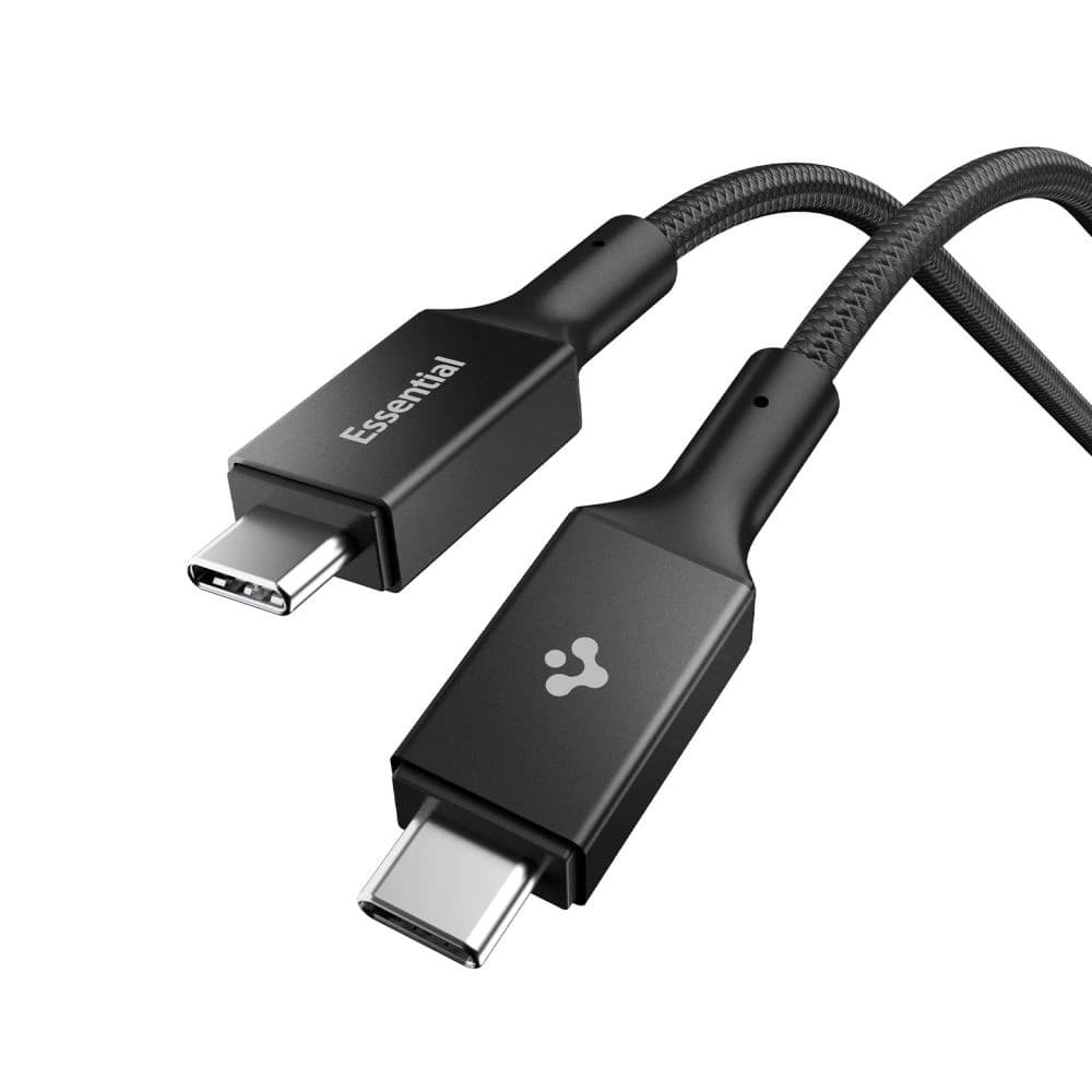 Spigen EB24015CC Essential USB-C Cable 240W 150cm Negru - 1