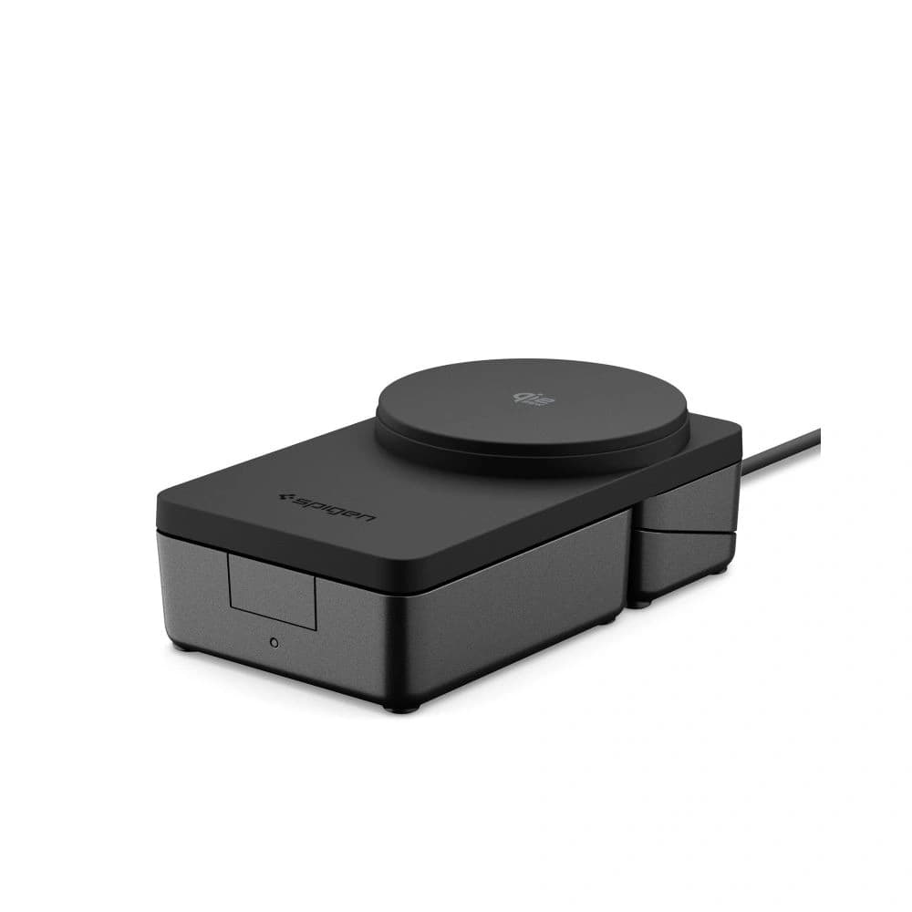 Ładowarka bezprzewodowa Spigen EF323MQ Essential 3in1 Magnetic MagSafe Wireless Charger 25W Qi2.2 Black - 5