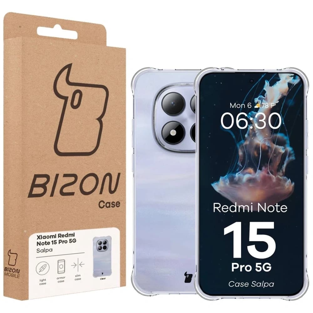 Bizon Case Salpa Xiaomi Redmi Note 15 Pro 5G átlátszó
 - 7