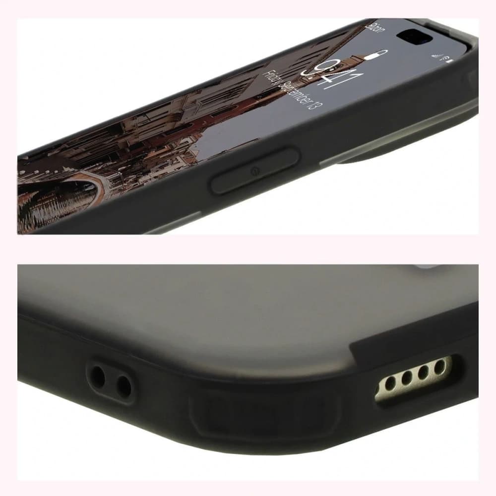 Bizon MatteO Magnetic Pack Apple iPhone 15 negru fumuriu - 6