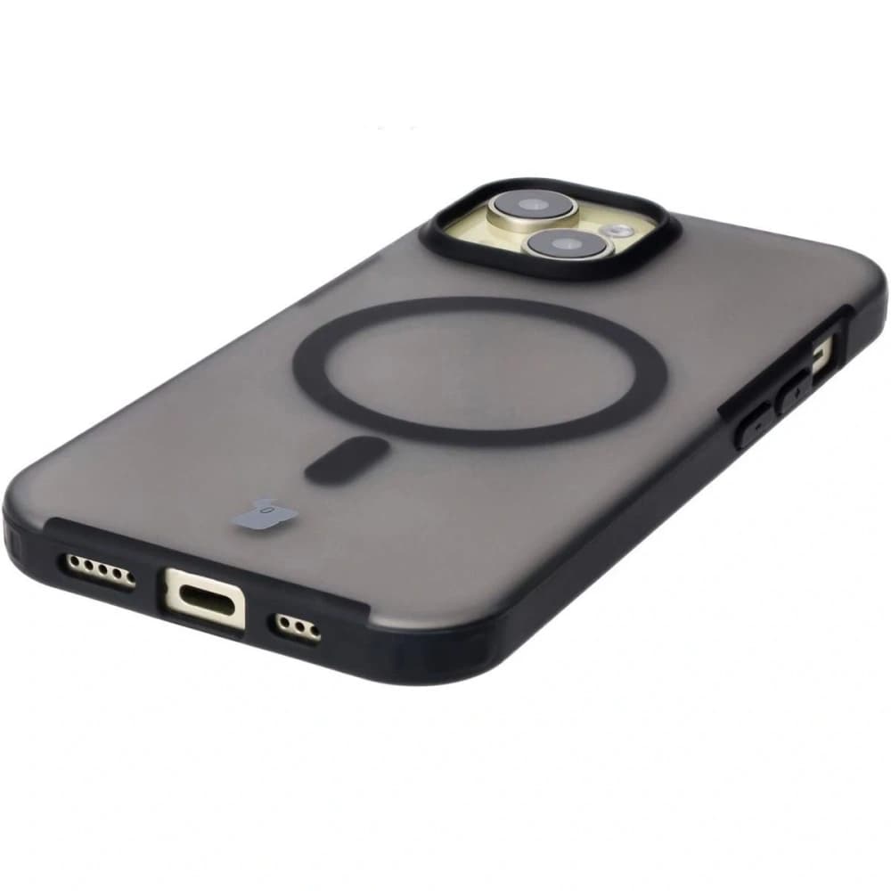 Bizon MatteO Magnetic Pack Apple iPhone 15 negru fumuriu - 7