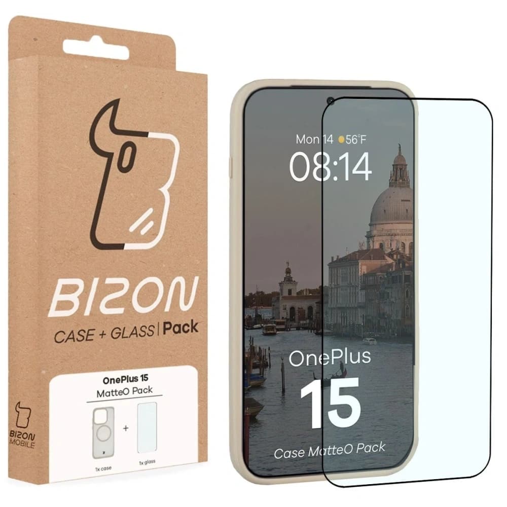 Bizon MatteO Mágneses Csomag OnePlus 15 füstös bézs
 - 9