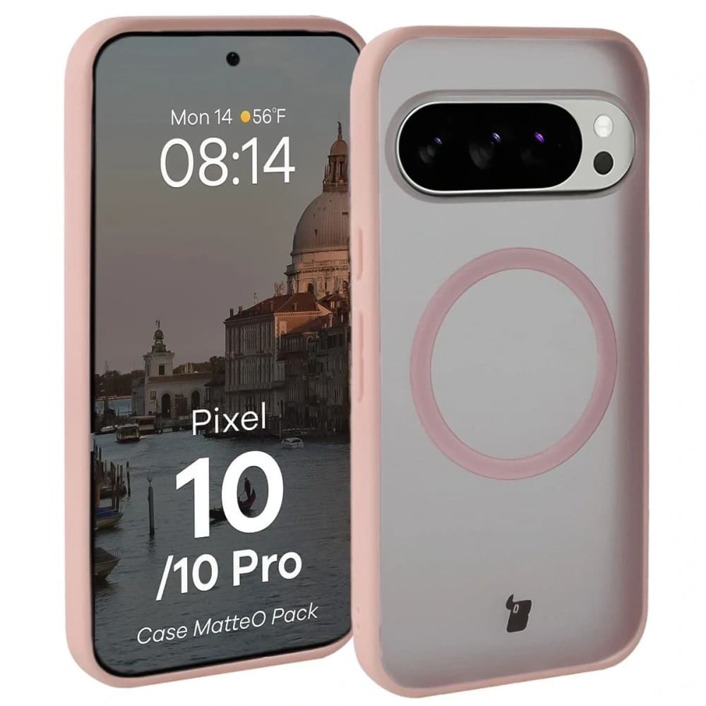 Bizon MatteO Magnetic Pack Google Pixel 10 / 10 Pro smoky light pink - 3