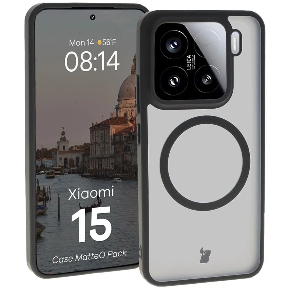Bizon MatteO Magnetický Pack Xiaomi 15 kouřově černý
 - 3