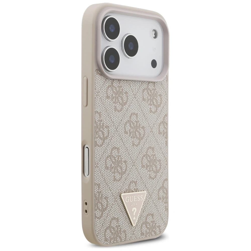 Guess 4G Strap Triangle Logo MagSafe Apple iPhone 17 Pro pink - 4