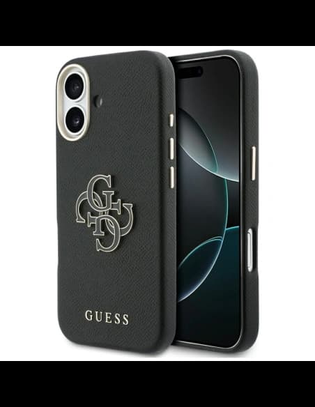 Guess FW Resin Logo Apple iPhone 17 negru