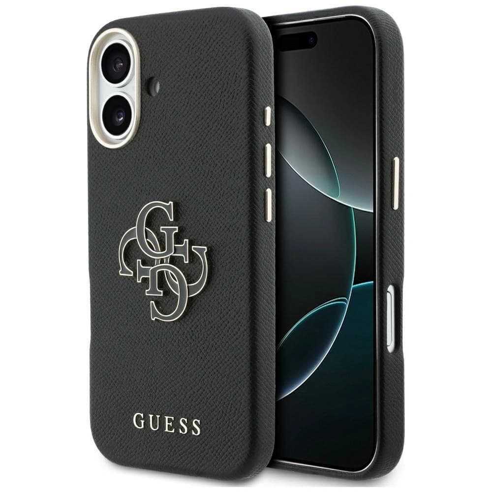 Guess FW Resin Logo Apple iPhone 17 negru