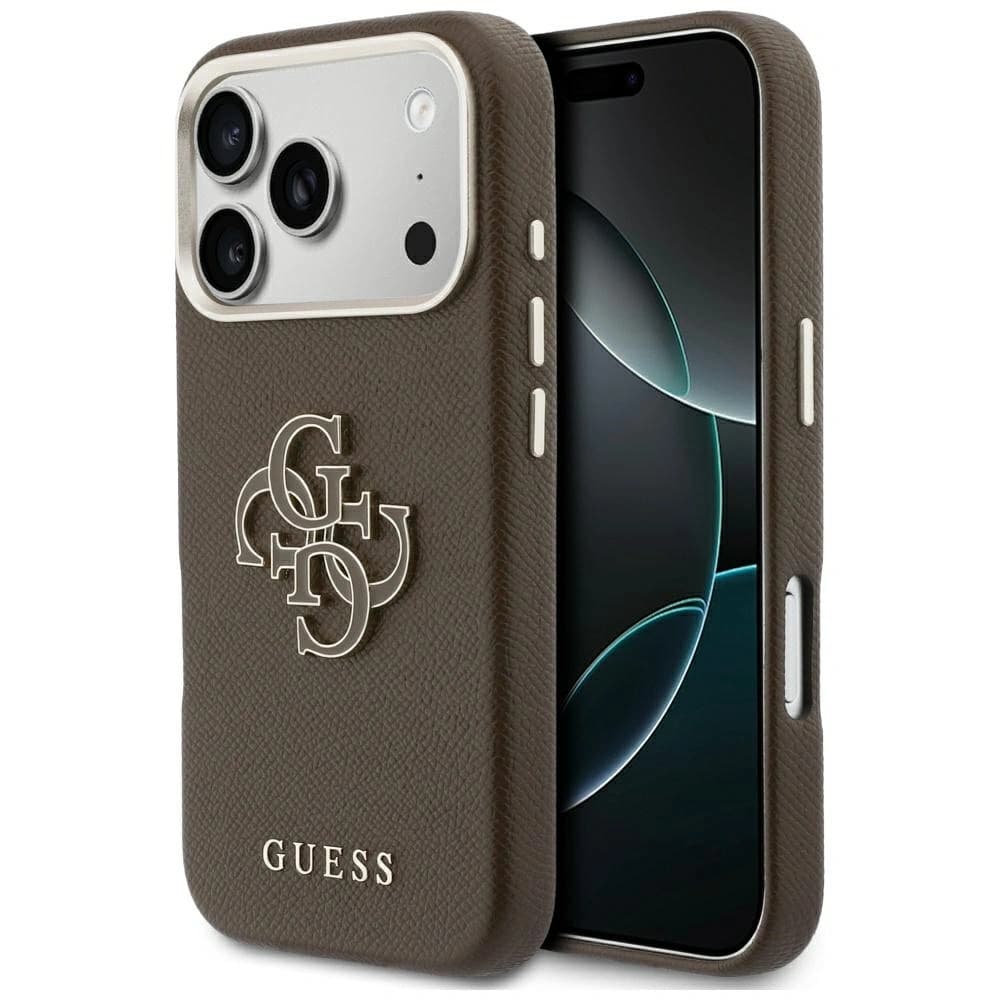 Guess FW Resin Logo Apple iPhone 17 Pro Max braun