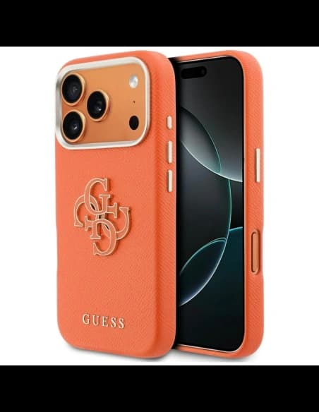 Guess FW Resin Logo Apple iPhone 17 Pro Max orange