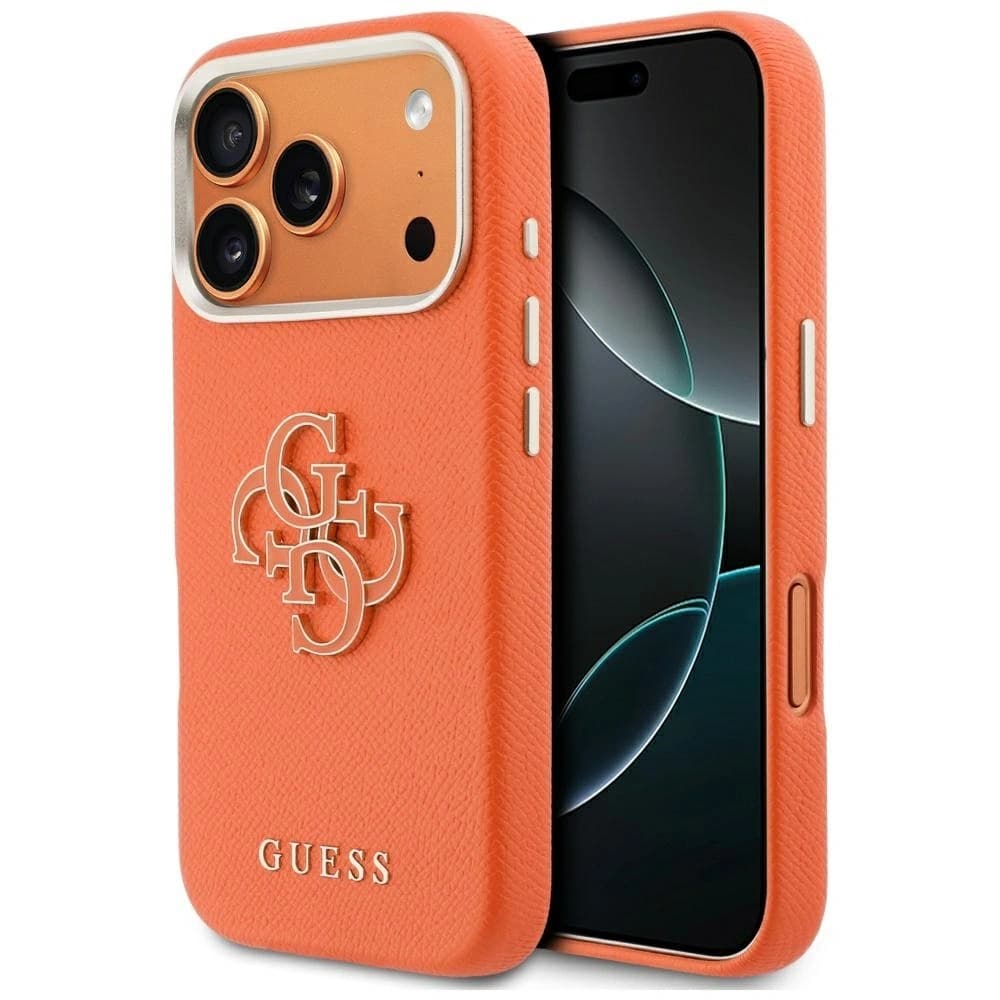 Guess FW Resin Logo Apple iPhone 17 Pro orange