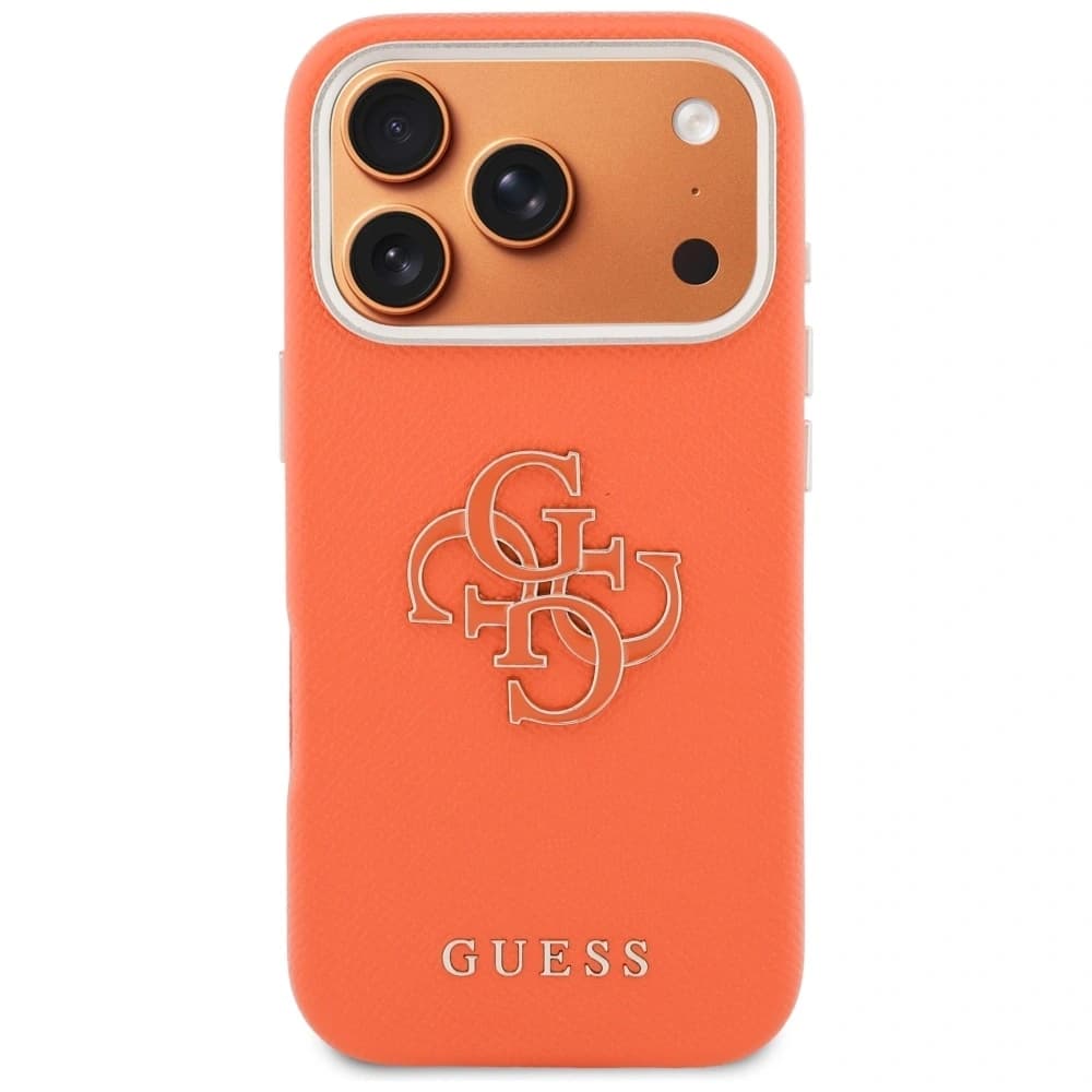 Guess FW Resin Logo Apple iPhone 17 Pro orange - 3