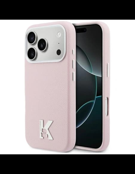 Karl Lagerfeld Karl Head Logo MagSafe Apple iPhone 17 Pro Max pink
