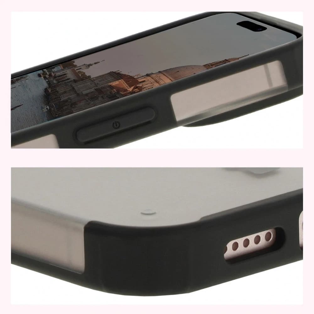 Bizon MatteO Magnetický Pack Apple iPhone 14 / 13 kouřově černý
 - 6