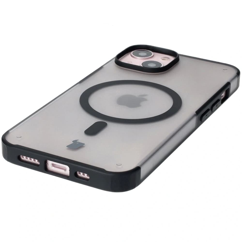 Bizon MatteO Magnetický Pack Apple iPhone 14 / 13 kouřově černý
 - 7