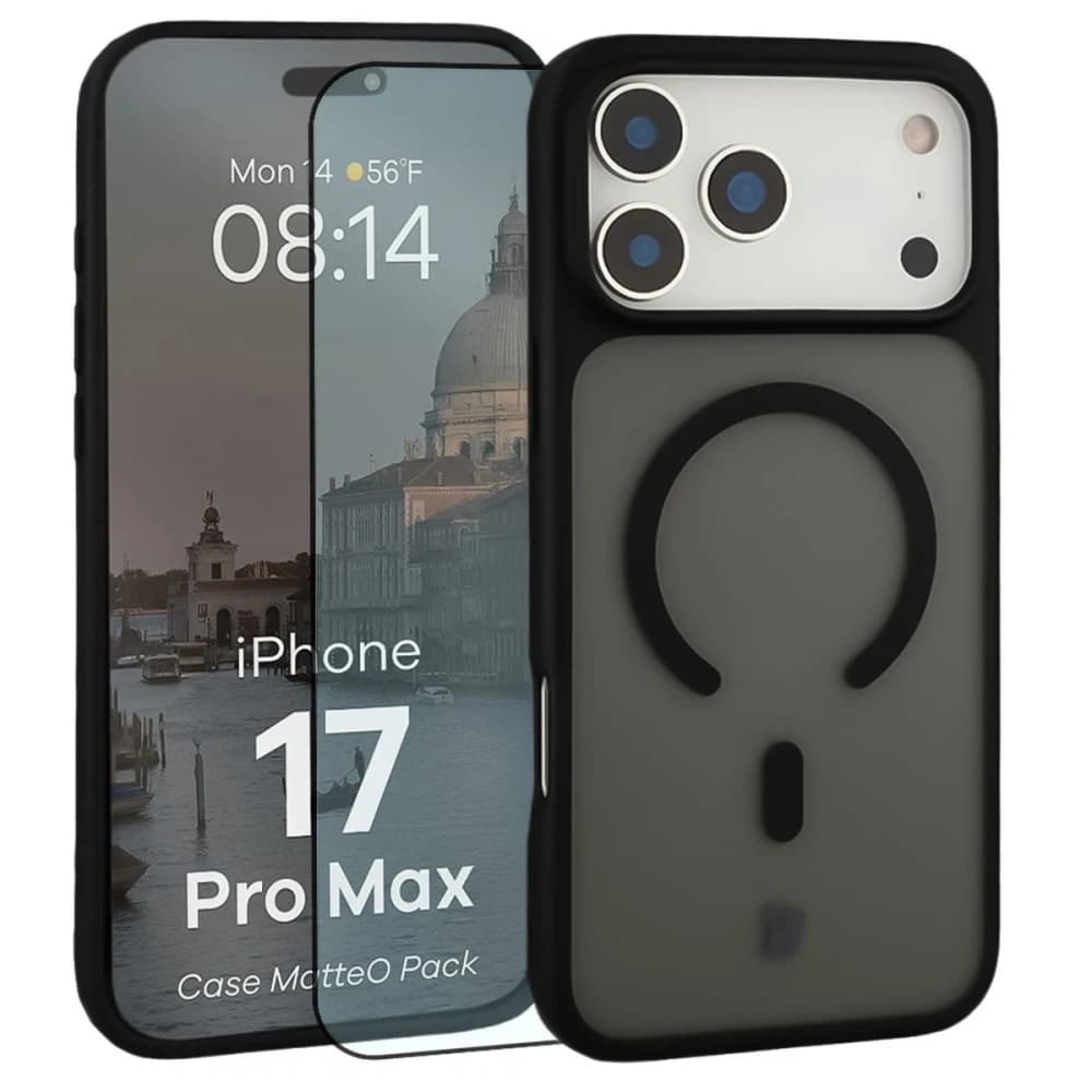 Bizon MatteO Magnetic Pack Apple iPhone 17 Pro Max rauchschwarz
 - 1