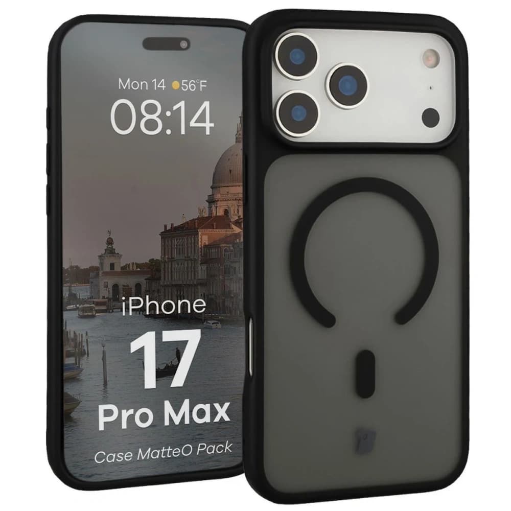 Bizon MatteO Magnetic Pack Apple iPhone 17 Pro Max rauchschwarz
 - 3