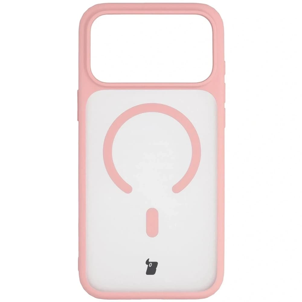 Bizon MatteO Mágneses Csomag Apple iPhone 17 Pro Max füstös világos rózsaszín
 - 2
