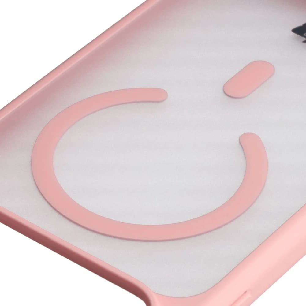 Bizon MatteO Mágneses Csomag Apple iPhone 17 Pro Max füstös világos rózsaszín
 - 4