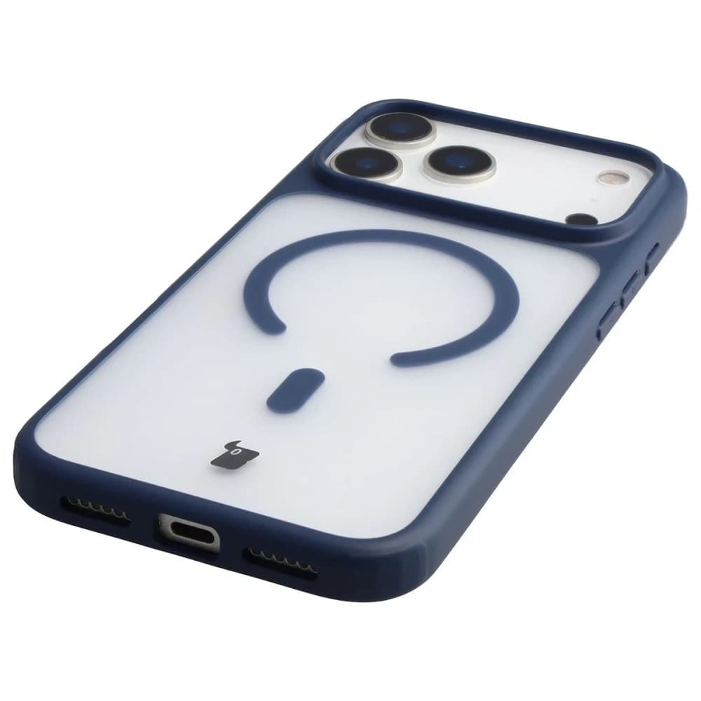 Bizon MatteO Magnetic Pack Apple iPhone 17 Pro Max albastru fumuriu - 7