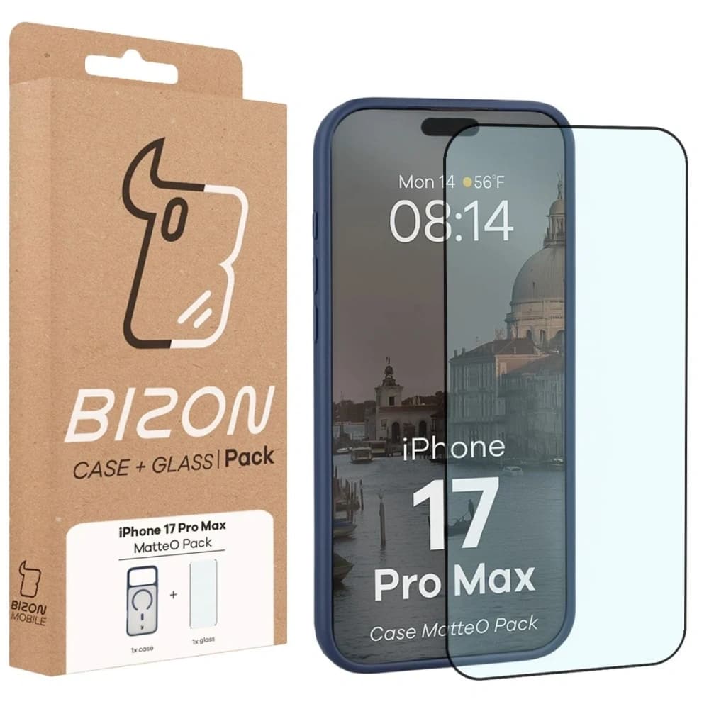 Bizon MatteO Magnetic Pack Apple iPhone 17 Pro Max albastru fumuriu - 9