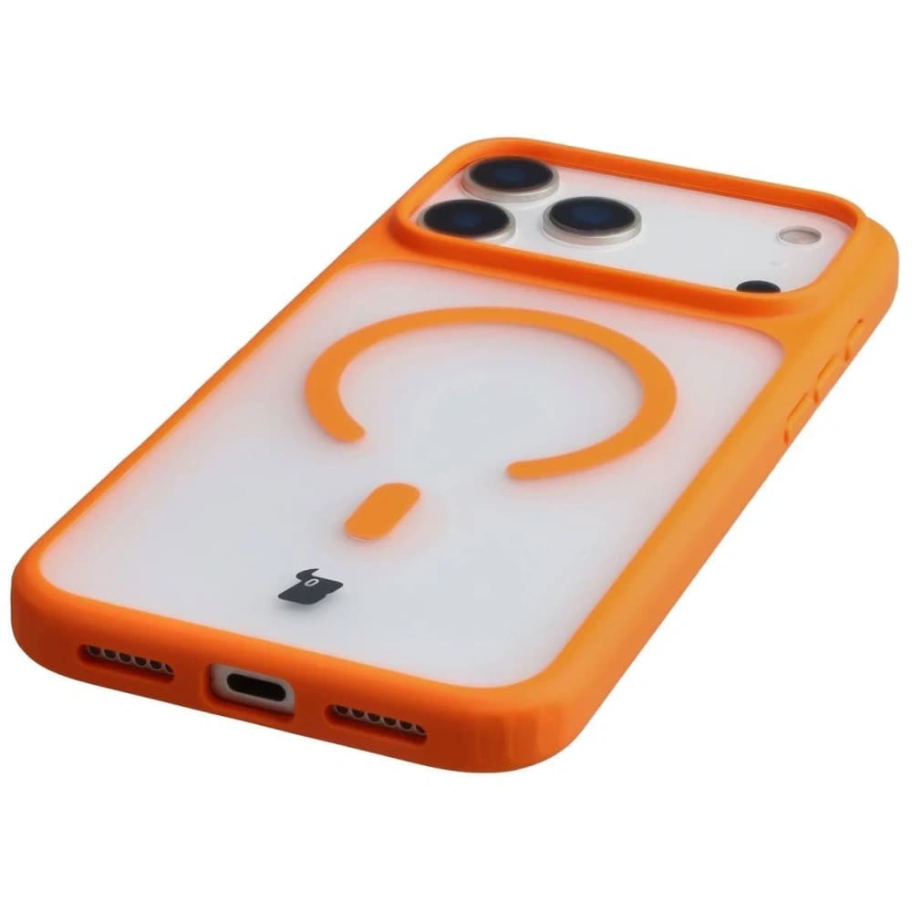 Bizon MatteO Magnetic Pack Apple iPhone 17 Pro Max portocaliu fumuriu - 7
