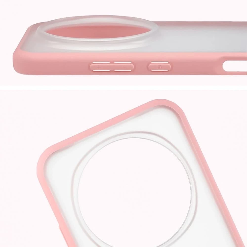 Bizon Case Angelo Honor Magic8 Pro poloprůhledný s světle růžovým rámem
 - 3