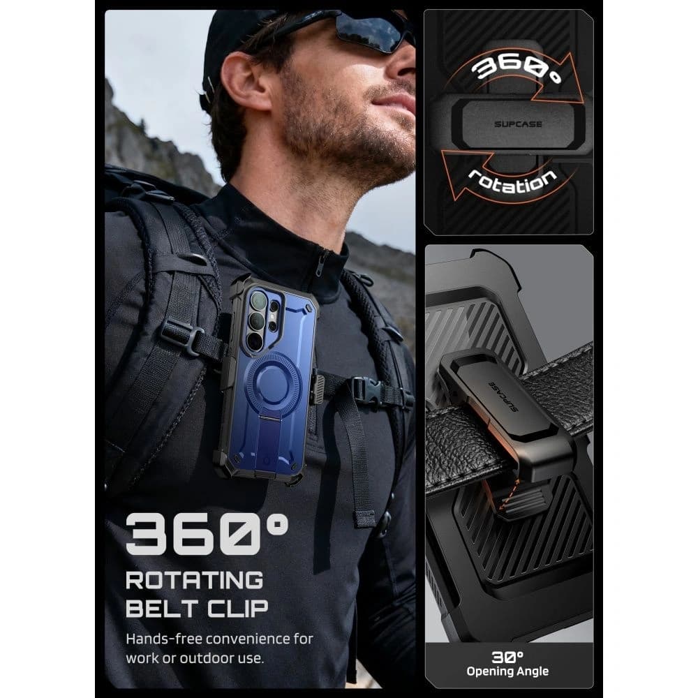 Supcase Unicorn Beetle Pro Mag MagSafe Samsung Galaxy S26 Ultra Cobalt - 7