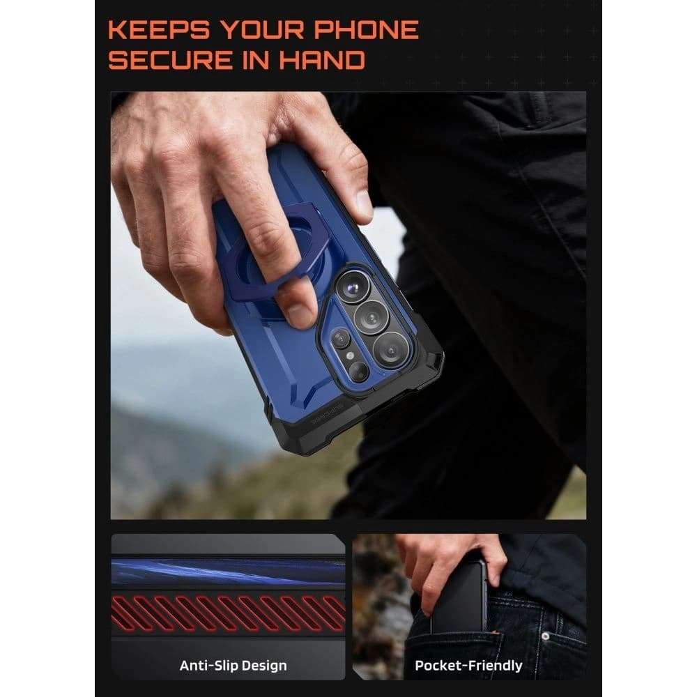 Supcase Unicorn Beetle Grip Mag MagSafe Samsung Galaxy S26 Ultra Cobalt - 6