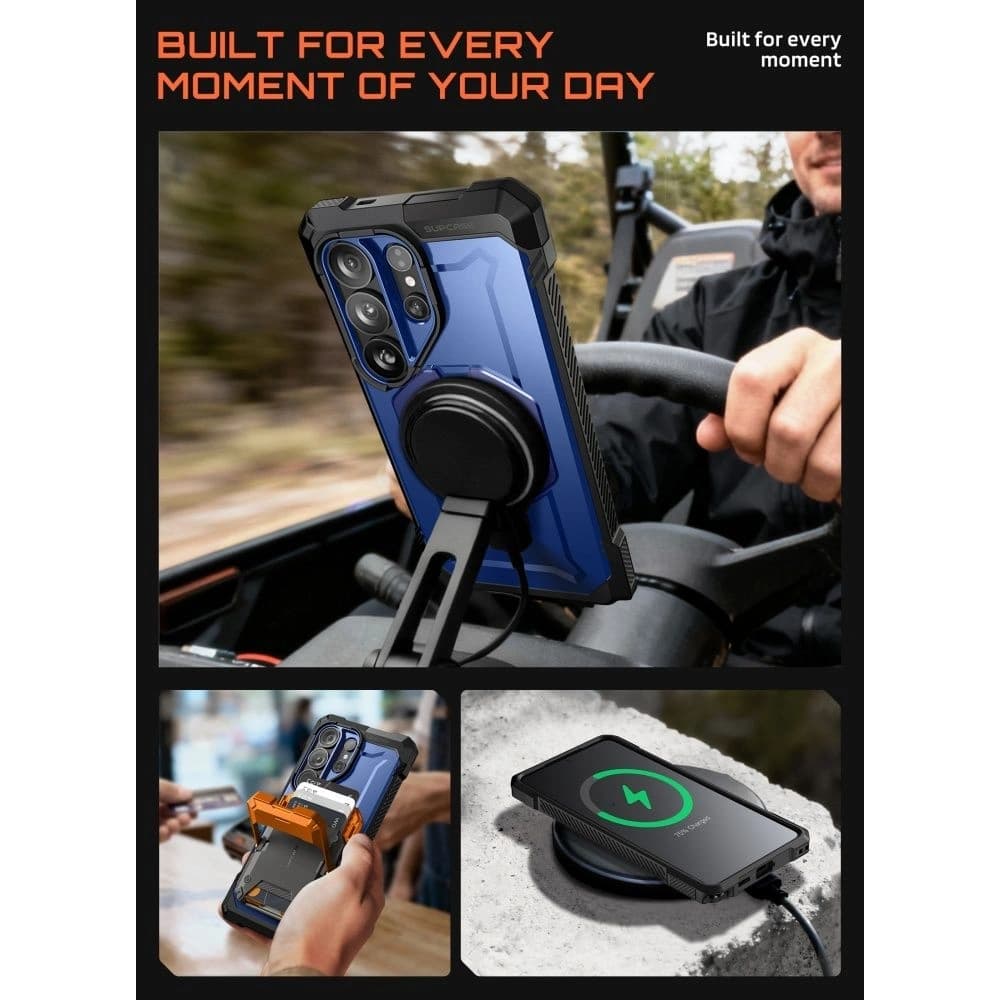 Supcase Unicorn Beetle Grip Mag MagSafe Samsung Galaxy S26 Ultra Cobalt - 8