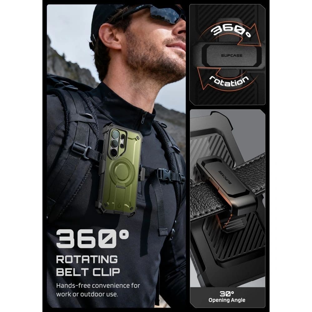 Supcase Unicorn Beetle Pro Mag MagSafe Samsung Galaxy S26 Ultra Guldan [2 PACK] - 7