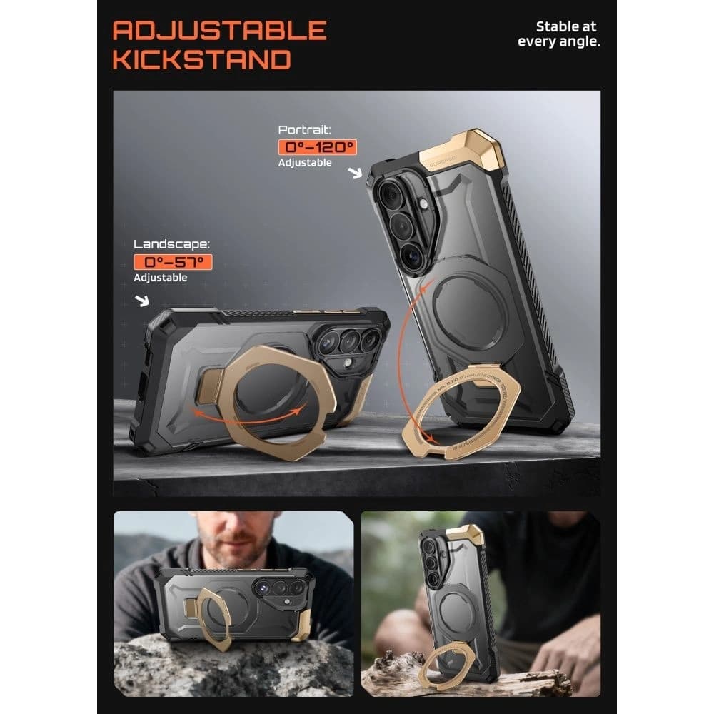 Supcase Unicorn Beetle Grip Mag MagSafe Samsung Galaxy S26 Wüste
- 4