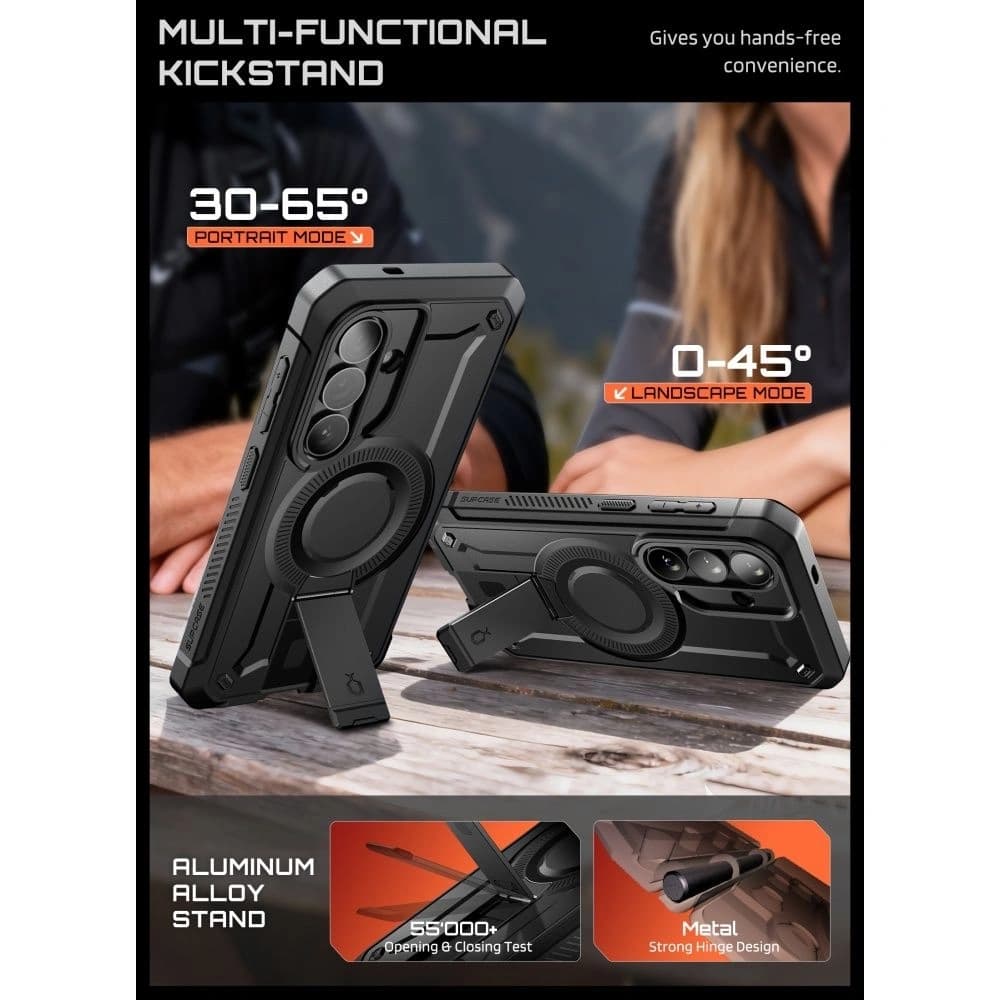 Etui Supcase Unicorn Beetle Pro Mag MagSafe do Samsung Galaxy S26 Black - 6